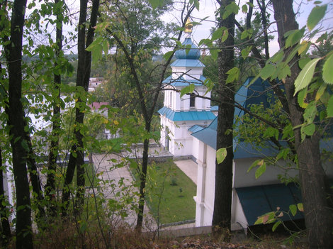 Усыпальница Голицыных. Вид сверху Славянск, Украина