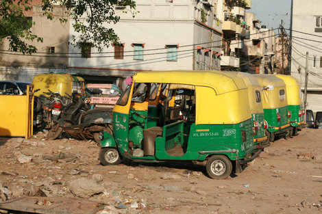 рикши Дели, Индия