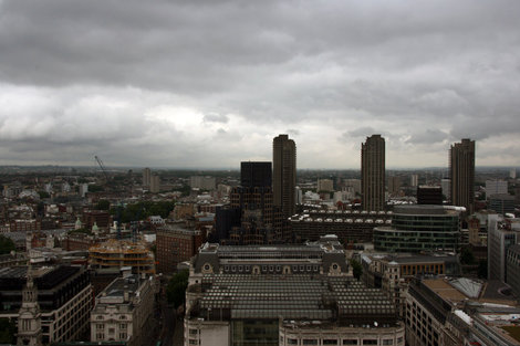 вид на Лондон с купола Собора Святого Павла Лондон, Великобритания