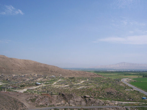 Вид из монастыря на Араратскую долину Хор Вирап Монастырь, Армения