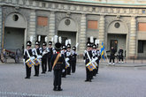 смена караула у Королевского дворца в Стокгольме