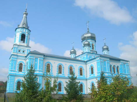 Восстановленная церковь в Краснокутске Богодухов, Украина
