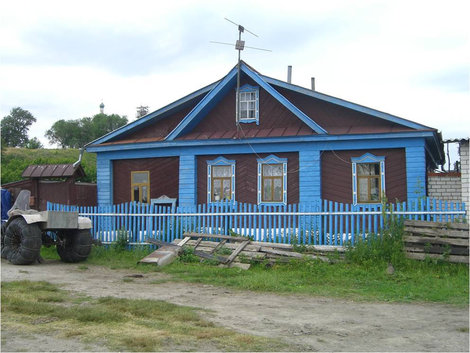 Один из местных домиков Татарстан, Россия