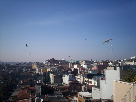 Вид с крыши Стамбул, Турция