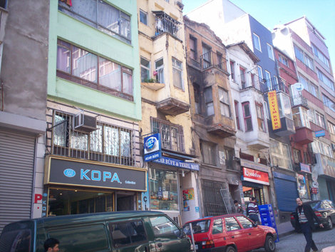 Улица, где расположен отель Стамбул, Турция