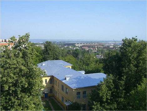 Вид с балкона Зеленодольск, Россия
