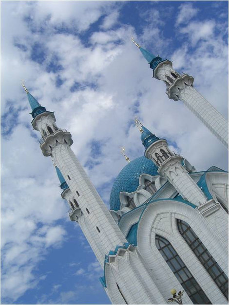 Мечеть Кул-Шариф под углом Казань, Россия