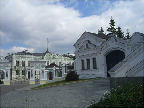 Вид на Губернаторскй дворец Казань, Россия