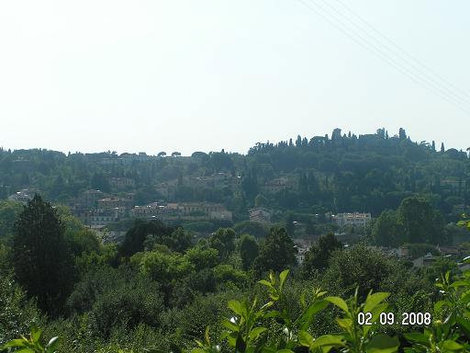 Вид на окрестности Флоренция, Италия