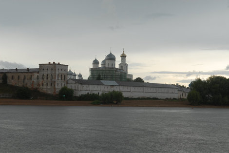 Ильмень озеро и река Волхов Новгородская область, Россия