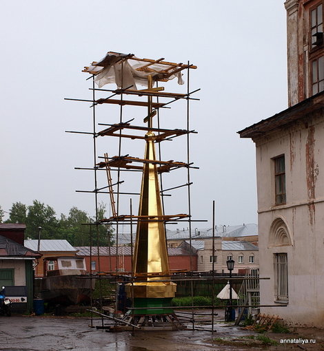 Купол для колокольни Спасского собора Киров, Россия