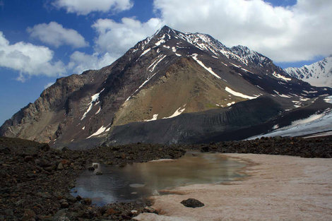 Вид на г.Зайгелан с запада Северная Осетия-Алания, Россия