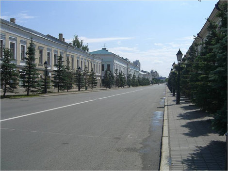 Широкие и длинные казанские улицы Казань, Россия