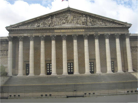 Здание Бурбонского дворца Париж, Франция