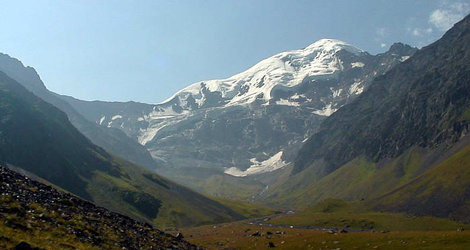 Ущелье Цата, Шаухох, вид с севера Северная Осетия-Алания, Россия