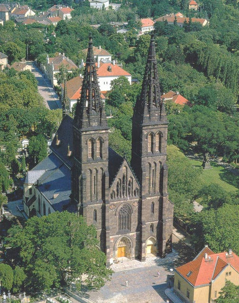 Вид с верху Прага, Чехия