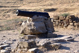 Старинная пушка в крепости, Судак