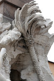 фрагмент фонтана на площади Навона