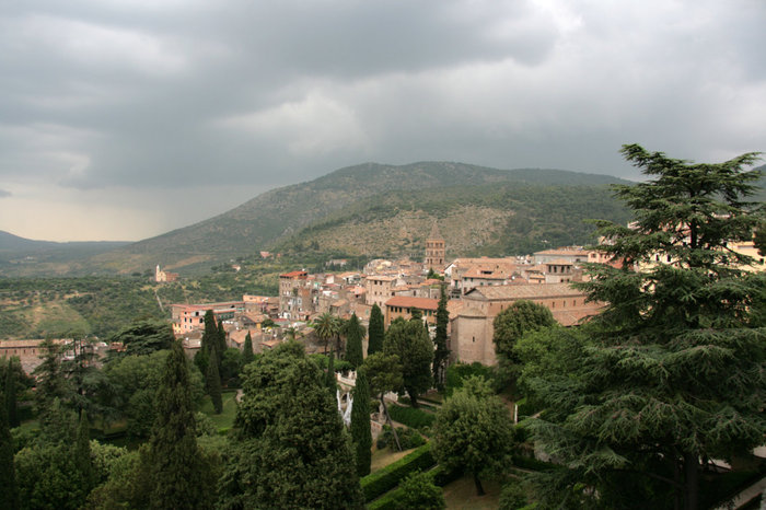 панорама с виллы д’Эсте Тиволи, Италия