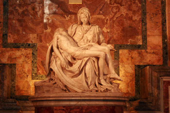 Пьета Микеланджело в Соборе Святого Петра в Ватикане Ватикан (столица), Ватикан