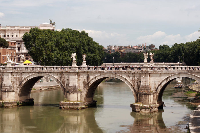 мост Святого Ангела Рим, Италия