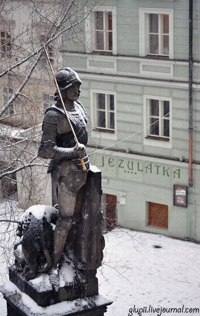 Снег идет, снег идет... Прага, Чехия