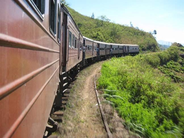 В поезде Центральная провинция, Шри-Ланка