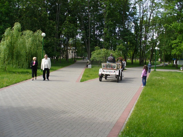 На дорожках парка Брест, Беларусь
