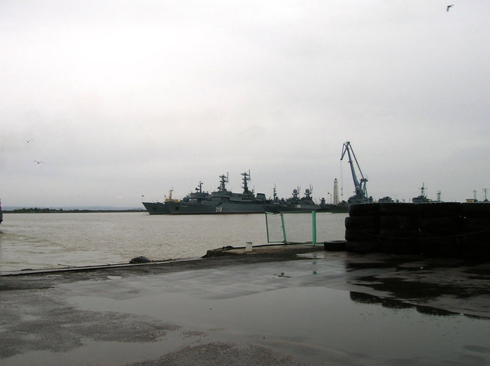 В порту Кронштадт, Россия