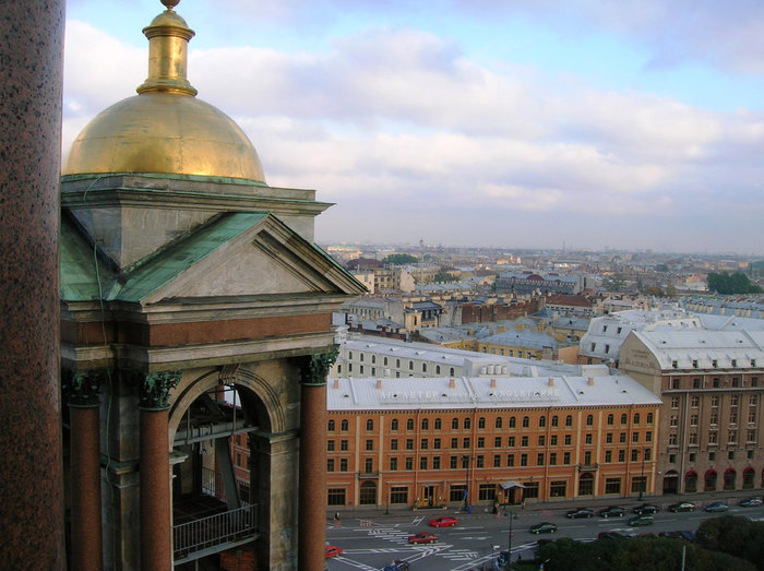 Вид с колоннады Исакия Санкт-Петербург, Россия