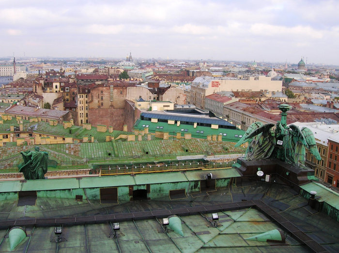 Вид с колоннады Исакия Санкт-Петербург, Россия