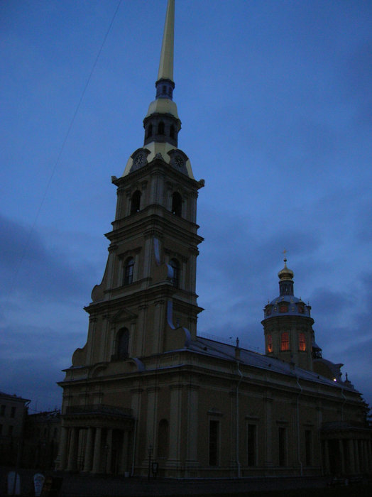 Вечерняя Петропавловка Санкт-Петербург, Россия