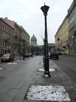 Малая Конюшенная улица появилась в Петербурге в 30-е годы XVIII века. Вид на Казанский собор