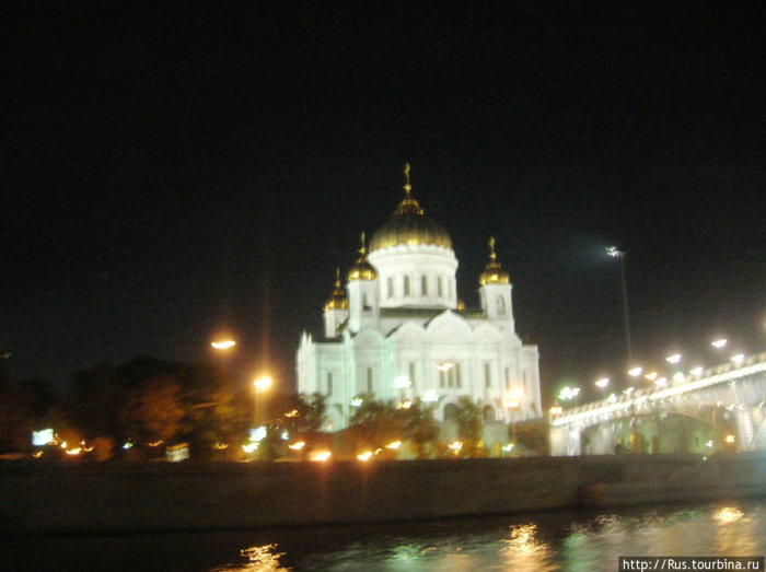 Вечерняя Москва-река Москва, Россия