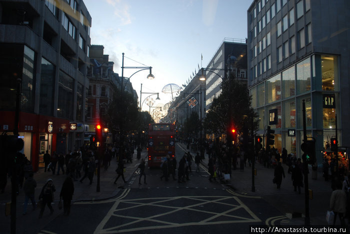 Шоппинг в Лондоне – Оксфорд-стрит Лондон, Великобритания