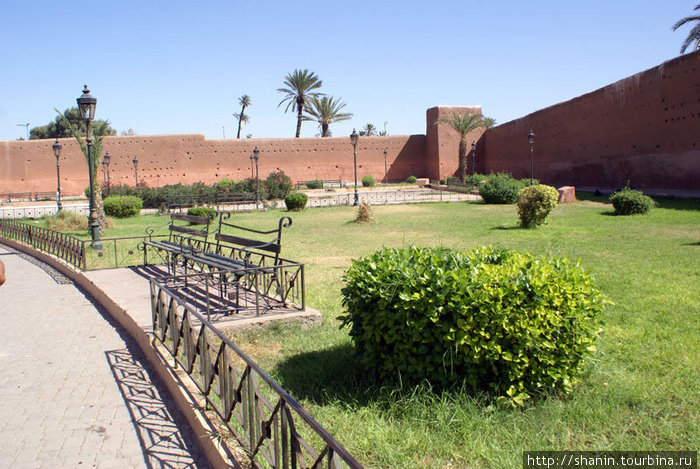 Парк за стеной медины в Марракеше Марракеш, Марокко