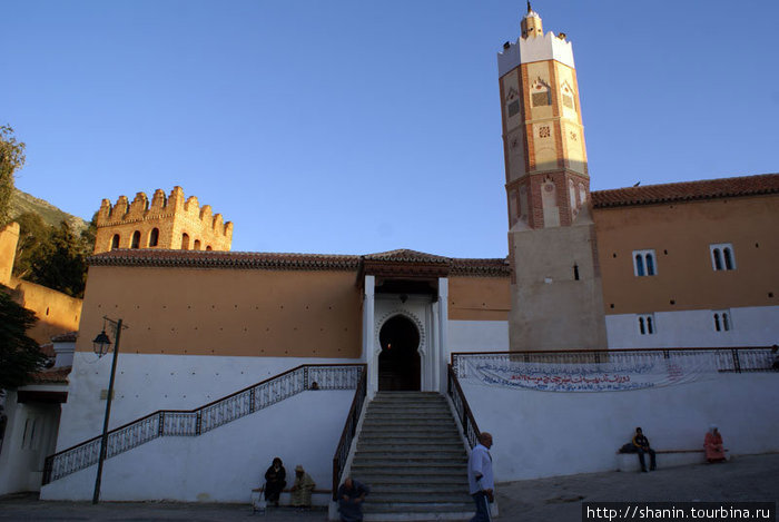 Крепость в центре Чавшауэна Шефшауэн, Марокко