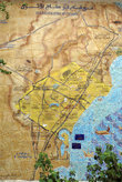Карта руин Карфагена — на улице