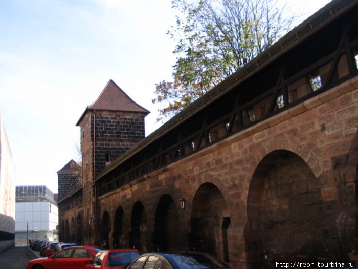 Стена Старого города Нюрнберг, Германия