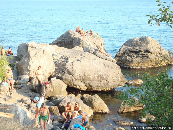 Пляжи в Гурзуфе. Гурзуф, Россия