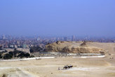 Вид на Каир с плато Гизы