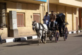 Конный экипаж в центре Луксора