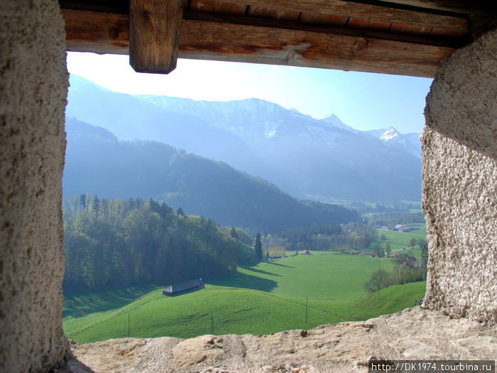 Живописная сырная деревня Грюйер, Швейцария