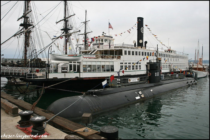 Тут есть несколько кораблей-музеев Сан-Диего, CША