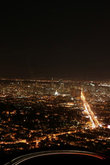 Вид на ночной СФ с Горы Твин Пикс
