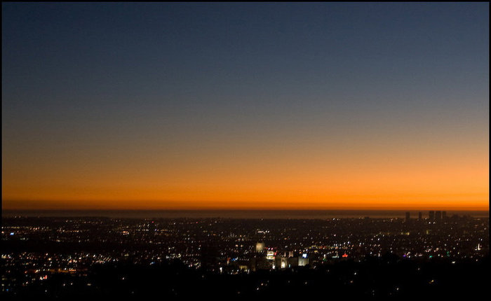 Закат над Лос Анделесом Лос-Анжелес, CША