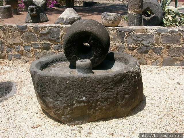 мельница для оливок Капернаум, Израиль