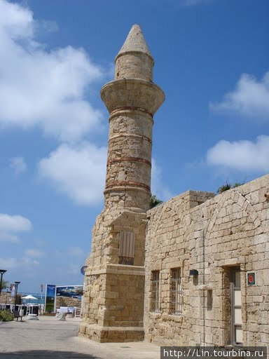 Турецкая мечеть 19 века Кесария, Израиль