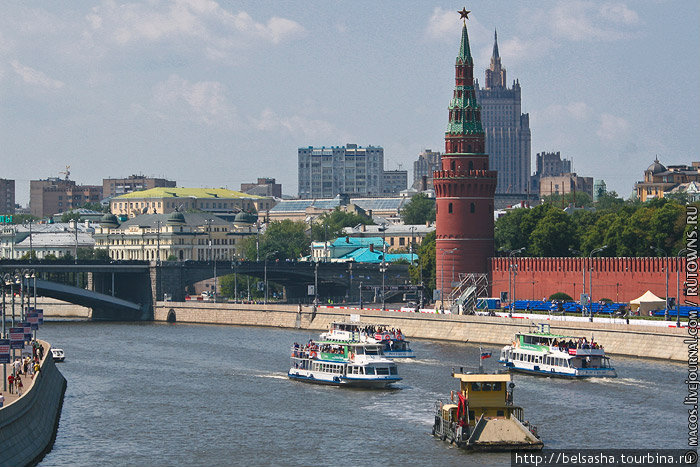 Москва в июле