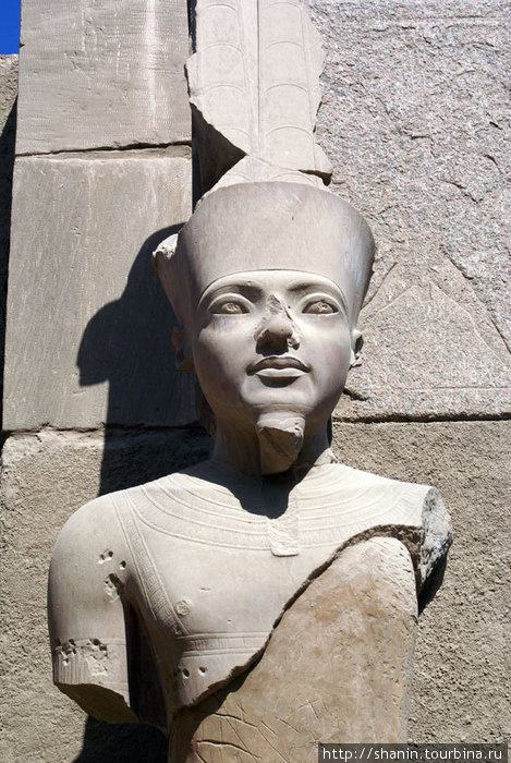 Голова Тутанхамона Луксор, Египет